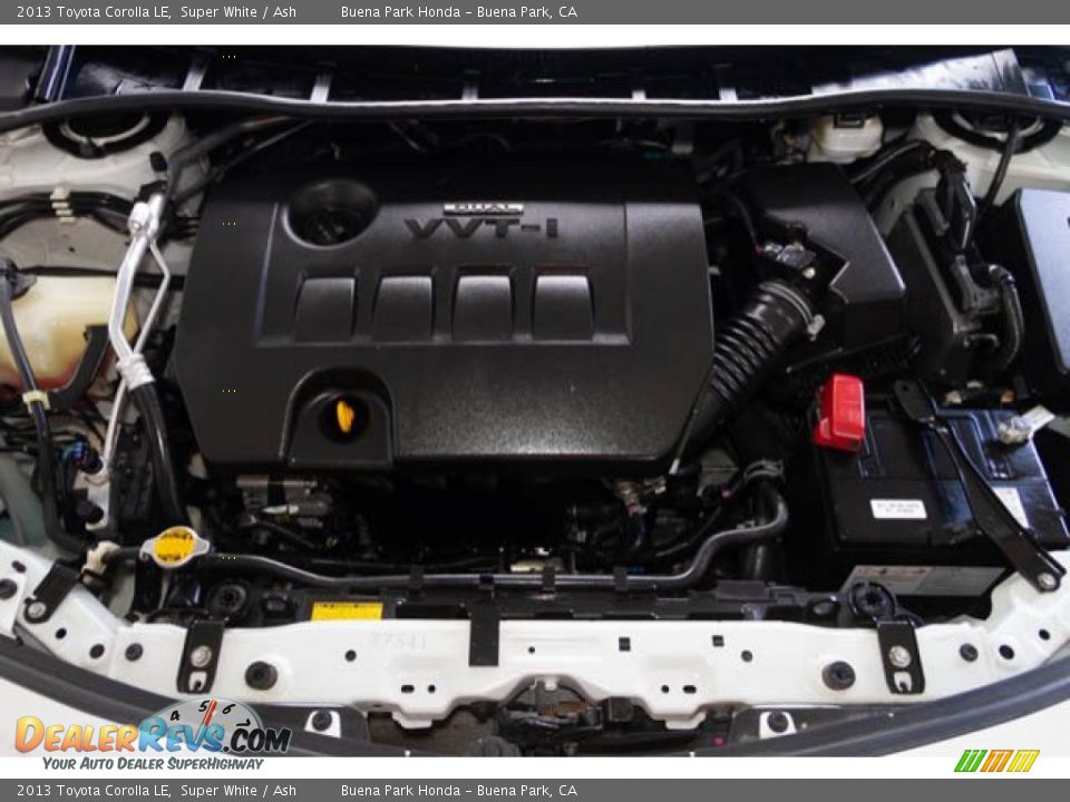 2013 Toyota Corolla LE Super White / Ash Photo #24