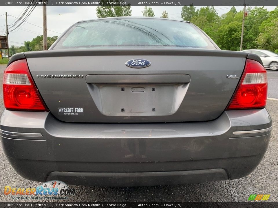 2006 Ford Five Hundred SEL Dark Shadow Grey Metallic / Pebble Beige Photo #4