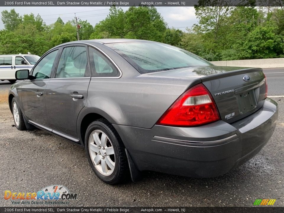 2006 Ford Five Hundred SEL Dark Shadow Grey Metallic / Pebble Beige Photo #5