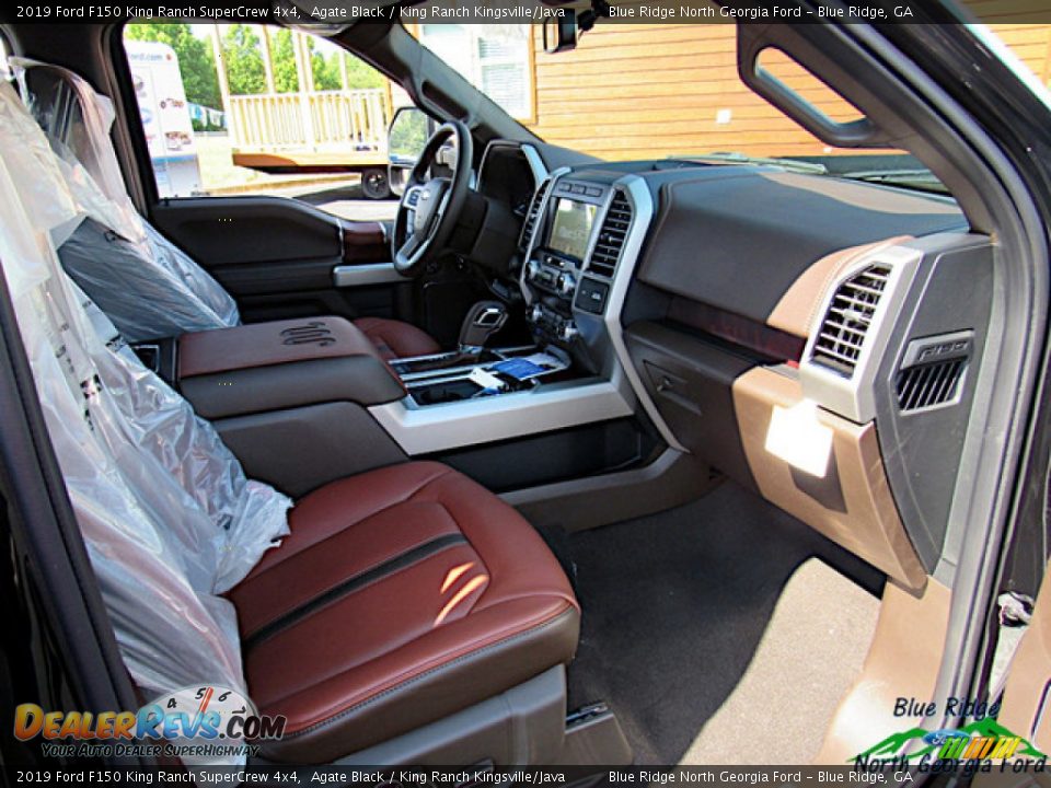 2019 Ford F150 King Ranch SuperCrew 4x4 Agate Black / King Ranch Kingsville/Java Photo #35