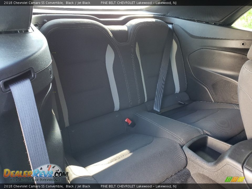 Rear Seat of 2018 Chevrolet Camaro SS Convertible Photo #12