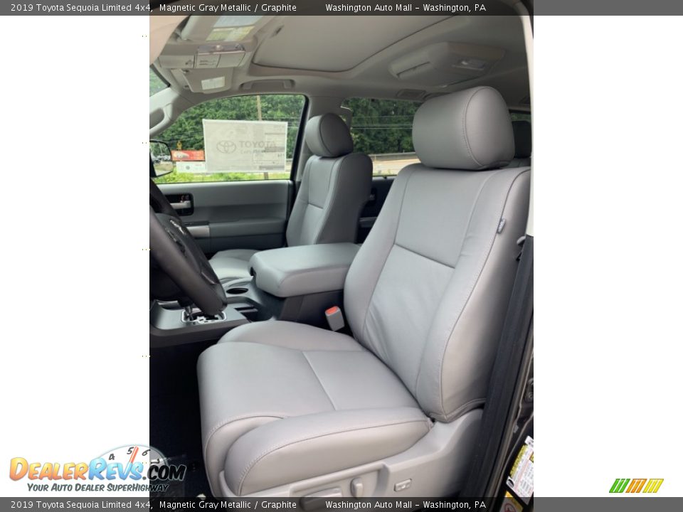 Graphite Interior - 2019 Toyota Sequoia Limited 4x4 Photo #12