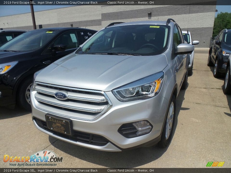 2019 Ford Escape SEL Ingot Silver / Chromite Gray/Charcoal Black Photo #1