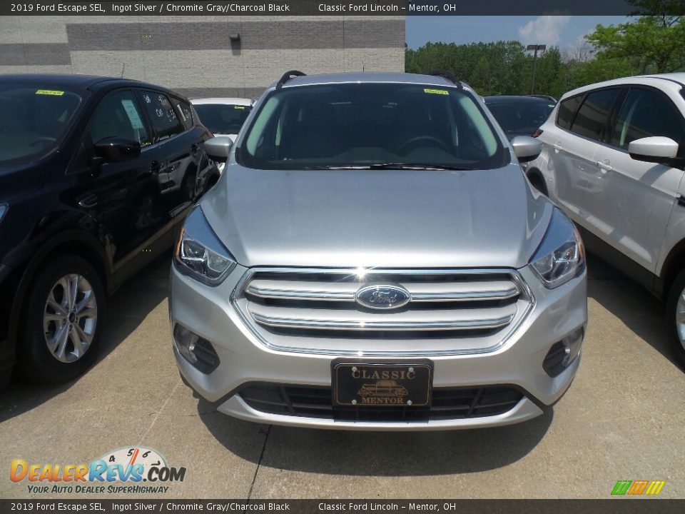 2019 Ford Escape SEL Ingot Silver / Chromite Gray/Charcoal Black Photo #2