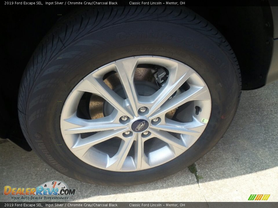 2019 Ford Escape SEL Ingot Silver / Chromite Gray/Charcoal Black Photo #4
