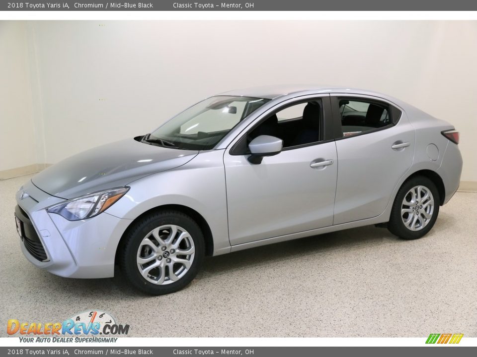 2018 Toyota Yaris iA Chromium / Mid-Blue Black Photo #3