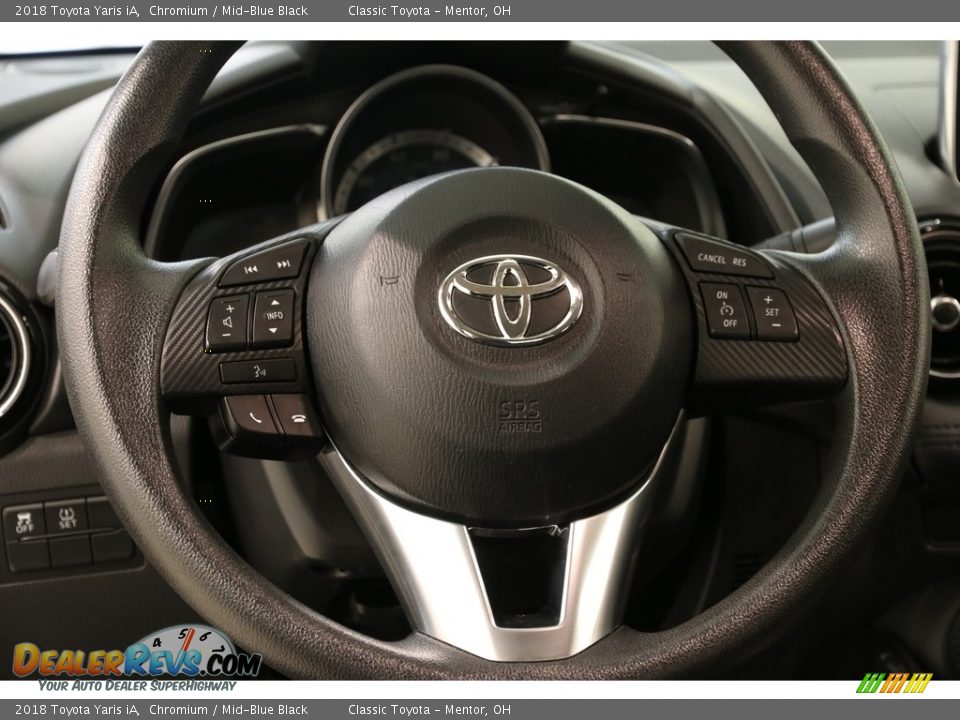2018 Toyota Yaris iA Chromium / Mid-Blue Black Photo #7