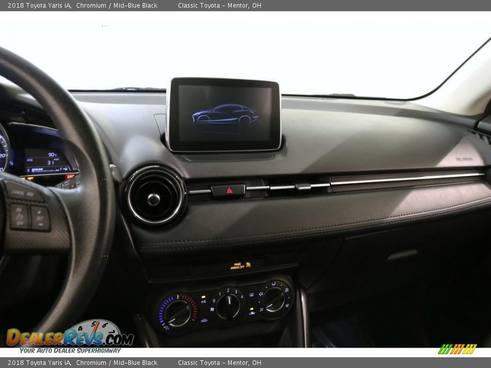 2018 Toyota Yaris iA Chromium / Mid-Blue Black Photo #9