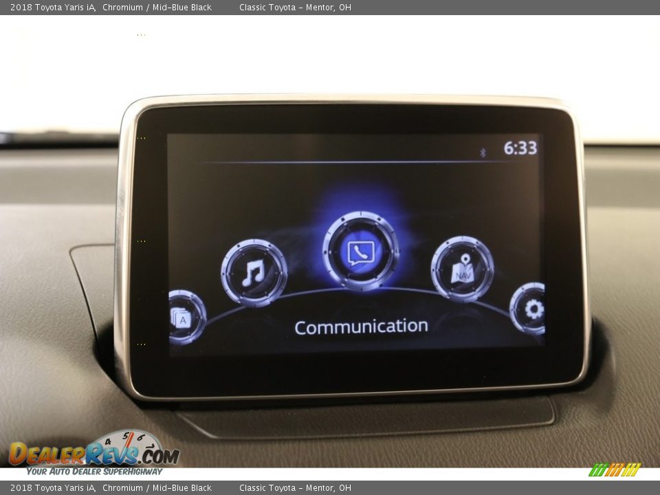 2018 Toyota Yaris iA Chromium / Mid-Blue Black Photo #10