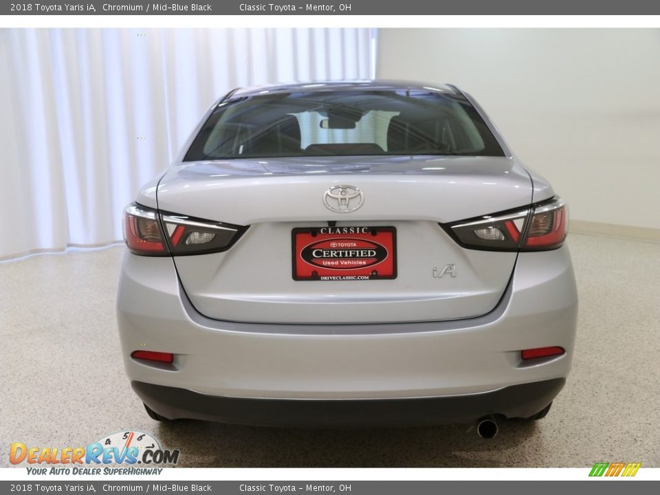 2018 Toyota Yaris iA Chromium / Mid-Blue Black Photo #17