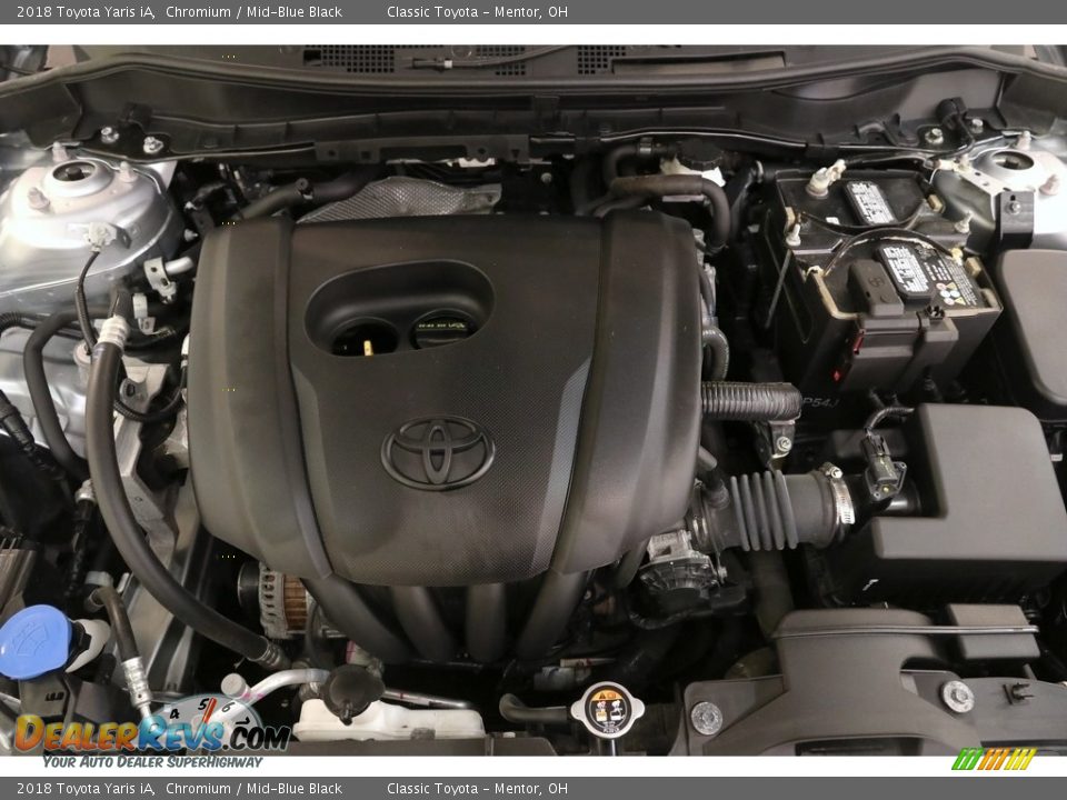 2018 Toyota Yaris iA Chromium / Mid-Blue Black Photo #18
