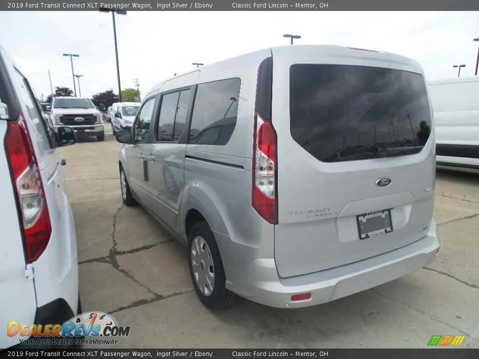 2019 Ford Transit Connect XLT Passenger Wagon Ingot Silver / Ebony Photo #3