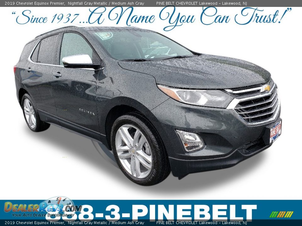 2019 Chevrolet Equinox Premier Nightfall Gray Metallic / Medium Ash Gray Photo #1