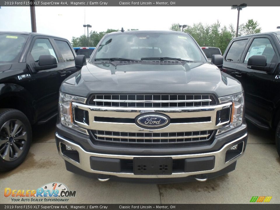 2019 Ford F150 XLT SuperCrew 4x4 Magnetic / Earth Gray Photo #2