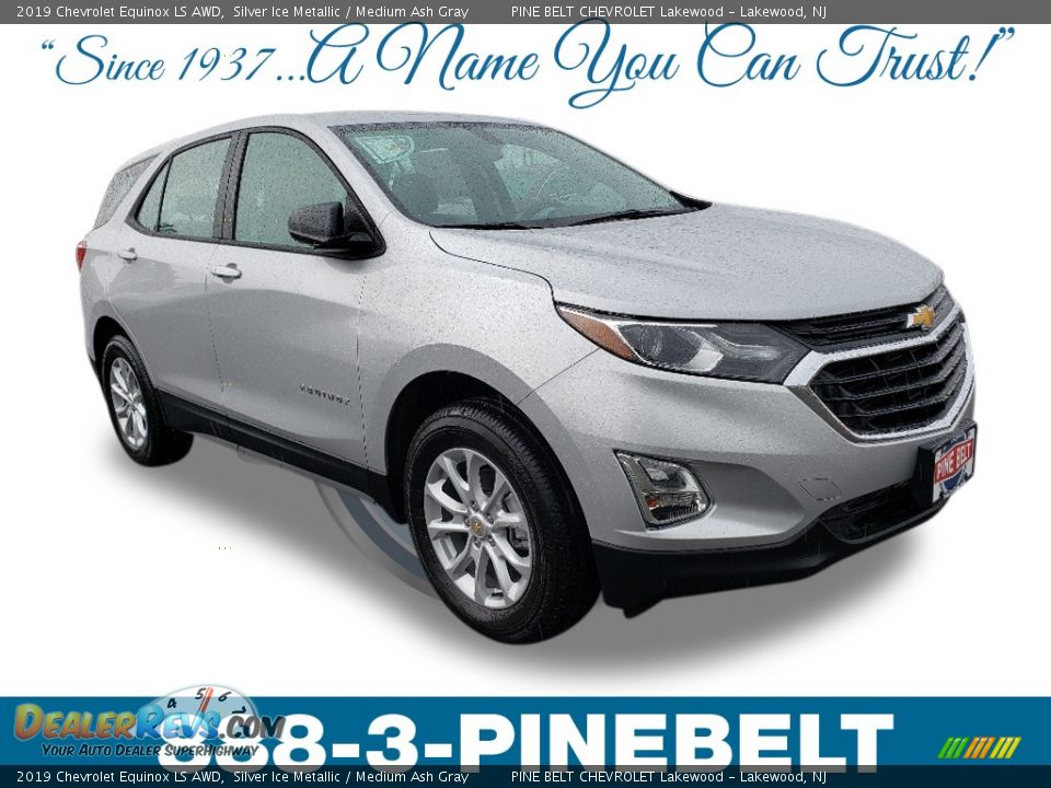 2019 Chevrolet Equinox LS AWD Silver Ice Metallic / Medium Ash Gray Photo #1