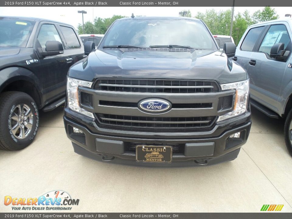 2019 Ford F150 XLT SuperCrew 4x4 Agate Black / Black Photo #2