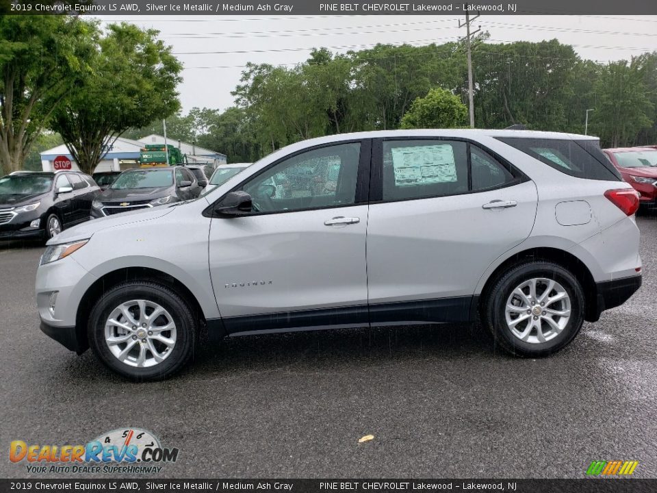 2019 Chevrolet Equinox LS AWD Silver Ice Metallic / Medium Ash Gray Photo #3