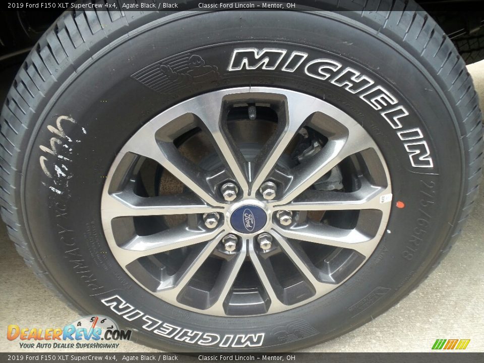 2019 Ford F150 XLT SuperCrew 4x4 Agate Black / Black Photo #3