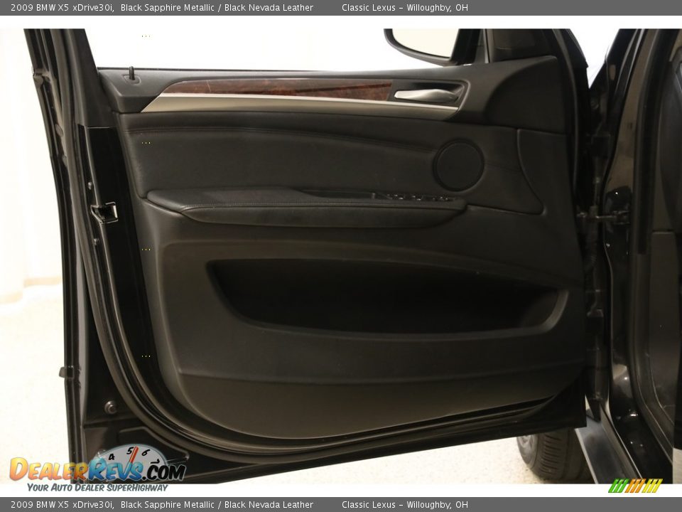 2009 BMW X5 xDrive30i Black Sapphire Metallic / Black Nevada Leather Photo #4