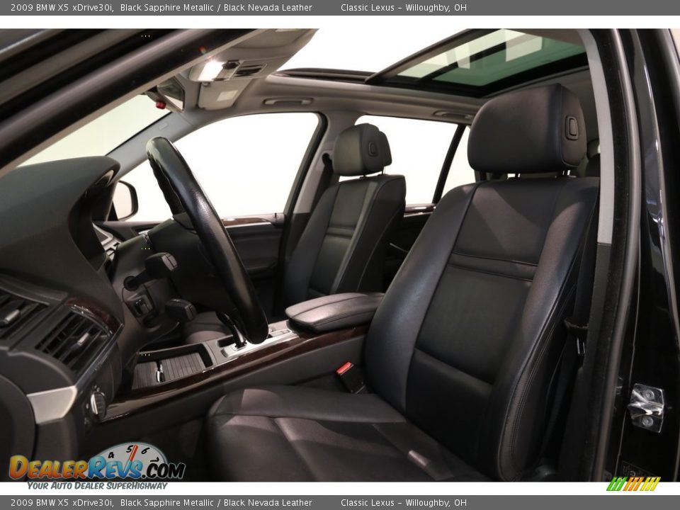 2009 BMW X5 xDrive30i Black Sapphire Metallic / Black Nevada Leather Photo #5