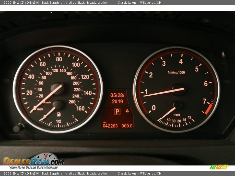 2009 BMW X5 xDrive30i Black Sapphire Metallic / Black Nevada Leather Photo #8