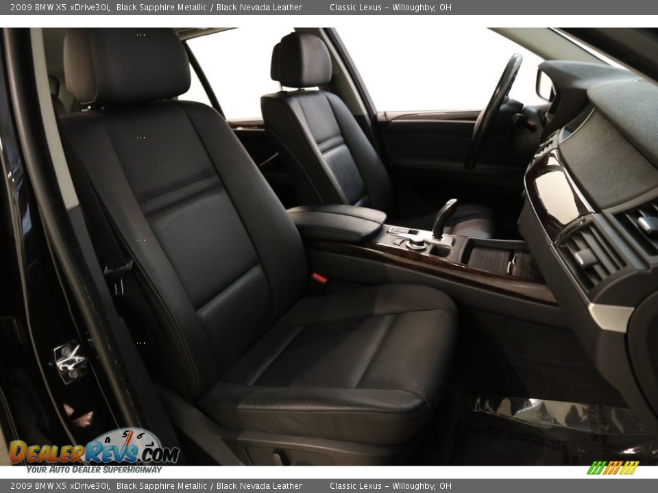 2009 BMW X5 xDrive30i Black Sapphire Metallic / Black Nevada Leather Photo #18
