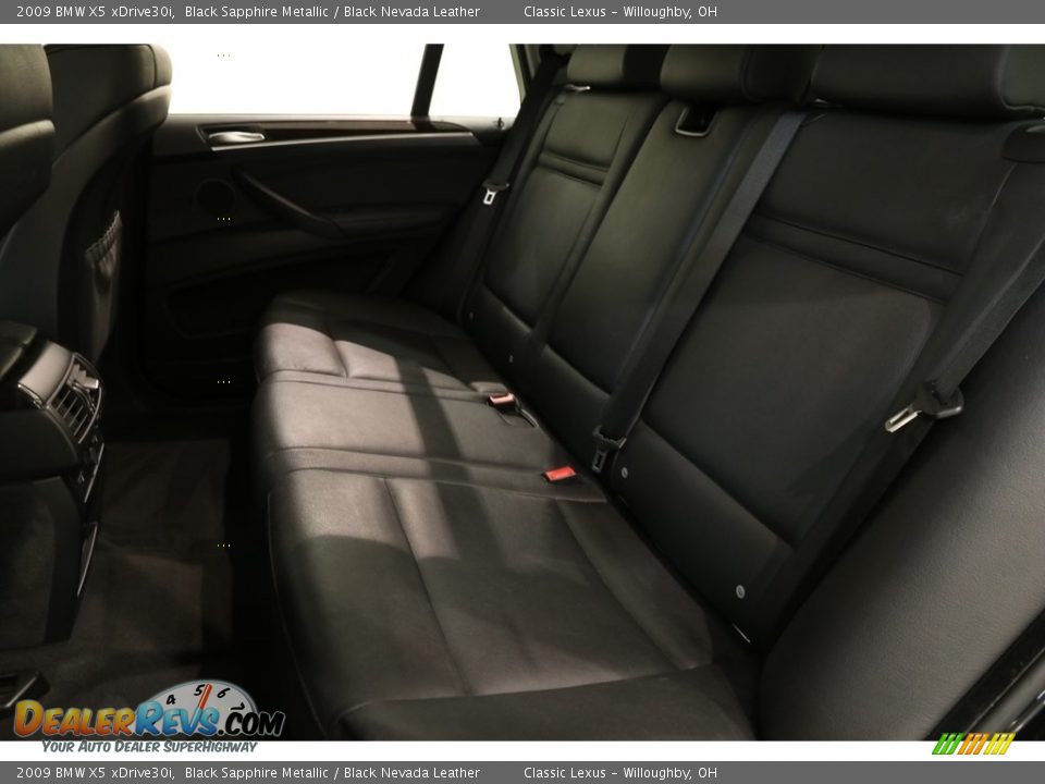 2009 BMW X5 xDrive30i Black Sapphire Metallic / Black Nevada Leather Photo #20
