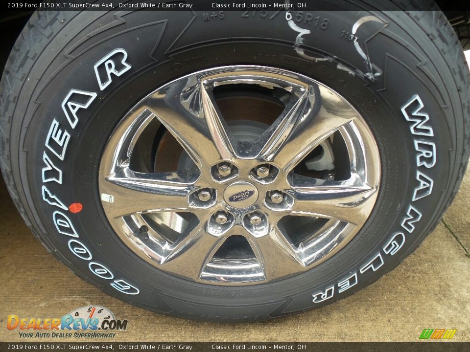 2019 Ford F150 XLT SuperCrew 4x4 Oxford White / Earth Gray Photo #4