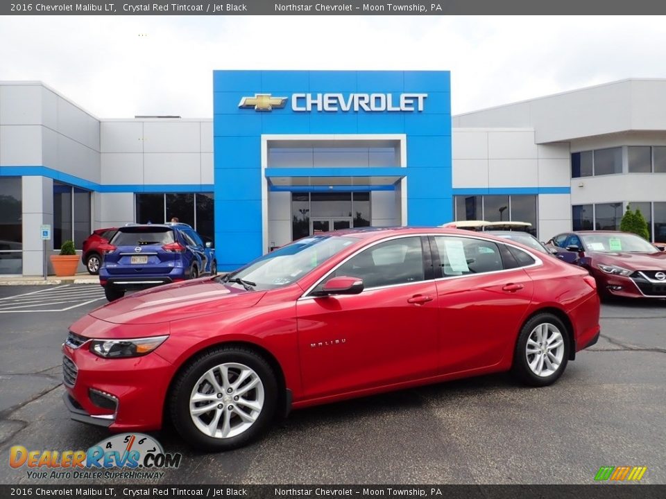 2016 Chevrolet Malibu LT Crystal Red Tintcoat / Jet Black Photo #1