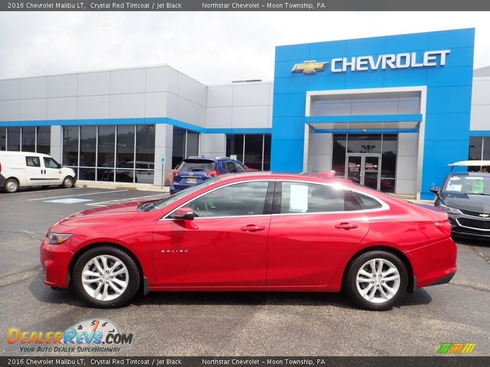 2016 Chevrolet Malibu LT Crystal Red Tintcoat / Jet Black Photo #3