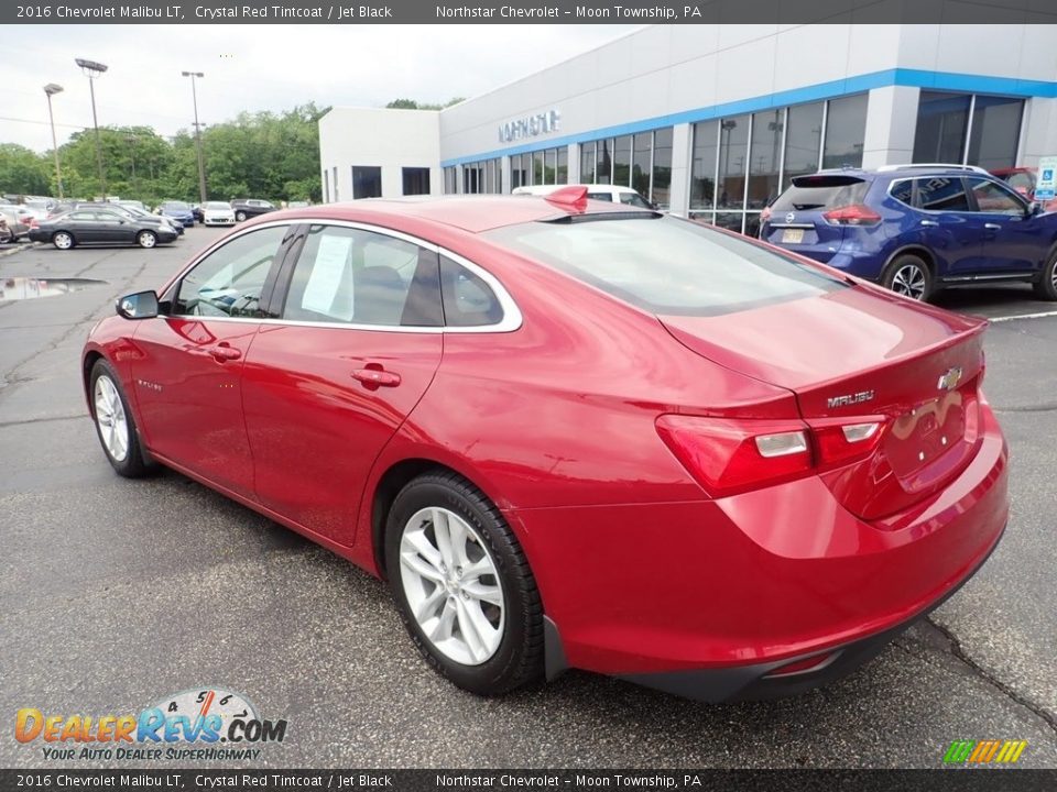 2016 Chevrolet Malibu LT Crystal Red Tintcoat / Jet Black Photo #4