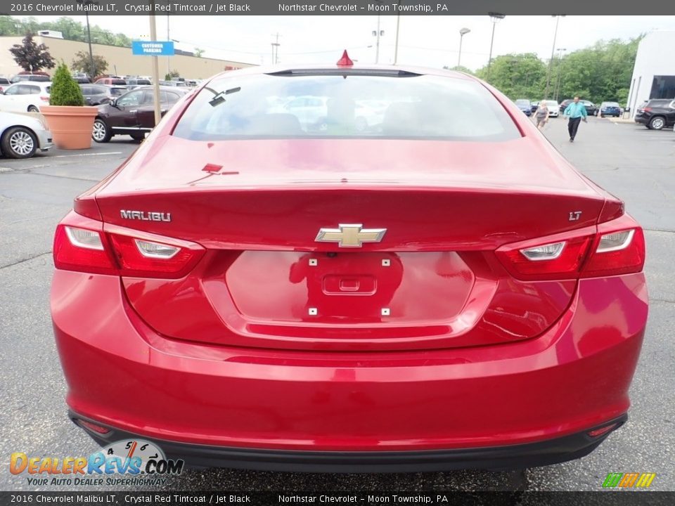 2016 Chevrolet Malibu LT Crystal Red Tintcoat / Jet Black Photo #6