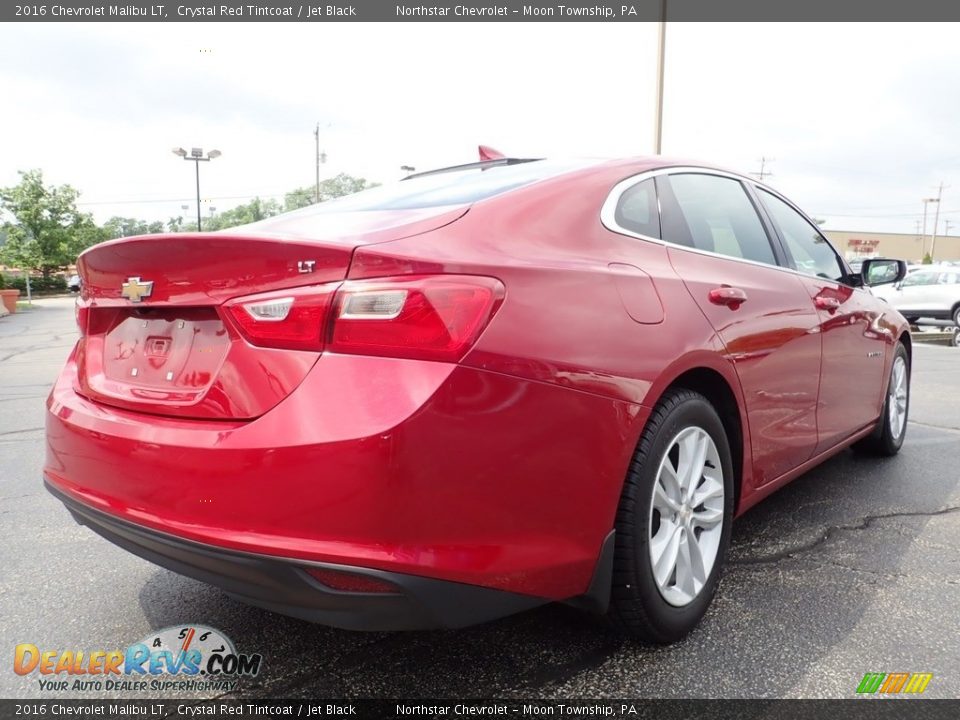 2016 Chevrolet Malibu LT Crystal Red Tintcoat / Jet Black Photo #8