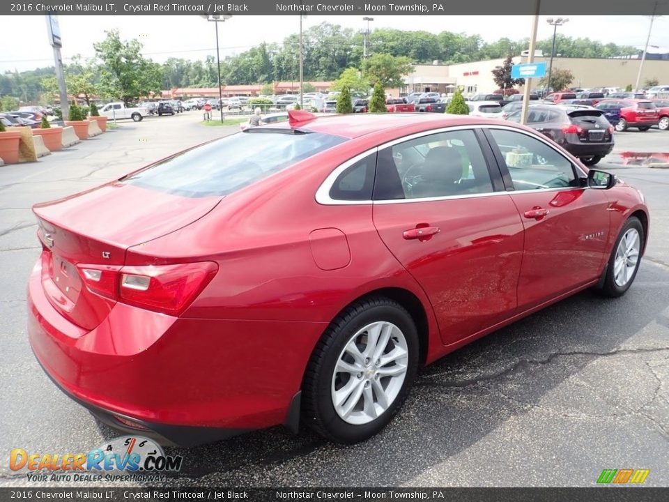 2016 Chevrolet Malibu LT Crystal Red Tintcoat / Jet Black Photo #9