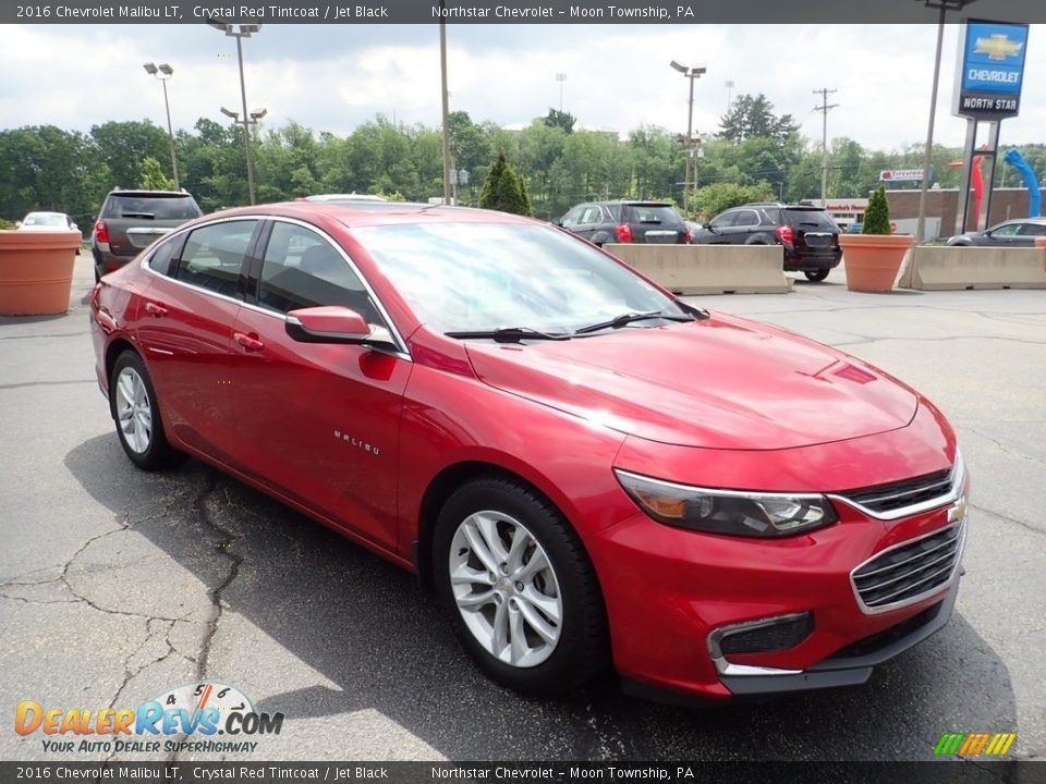 2016 Chevrolet Malibu LT Crystal Red Tintcoat / Jet Black Photo #11