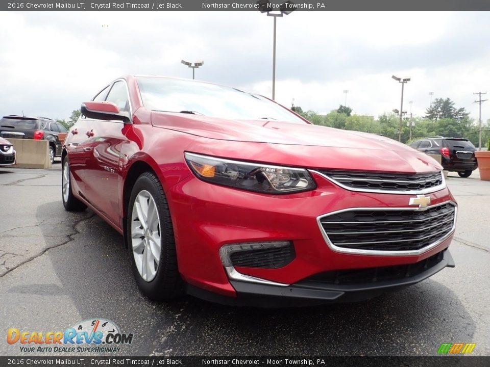 2016 Chevrolet Malibu LT Crystal Red Tintcoat / Jet Black Photo #12