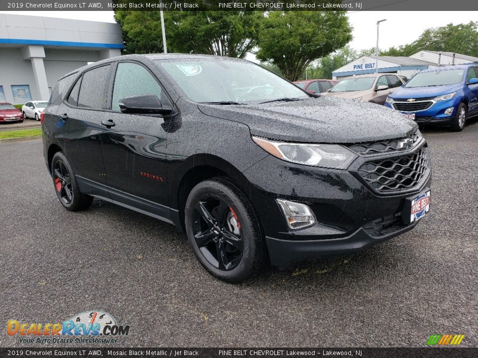 2019 Chevrolet Equinox LT AWD Mosaic Black Metallic / Jet Black Photo #2