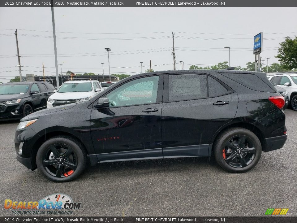 2019 Chevrolet Equinox LT AWD Mosaic Black Metallic / Jet Black Photo #3