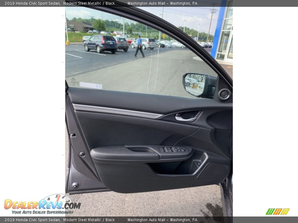 2019 Honda Civic Sport Sedan Modern Steel Metallic / Black Photo #10