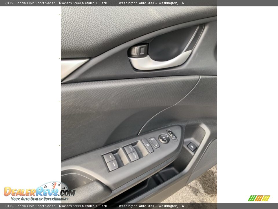 2019 Honda Civic Sport Sedan Modern Steel Metallic / Black Photo #11
