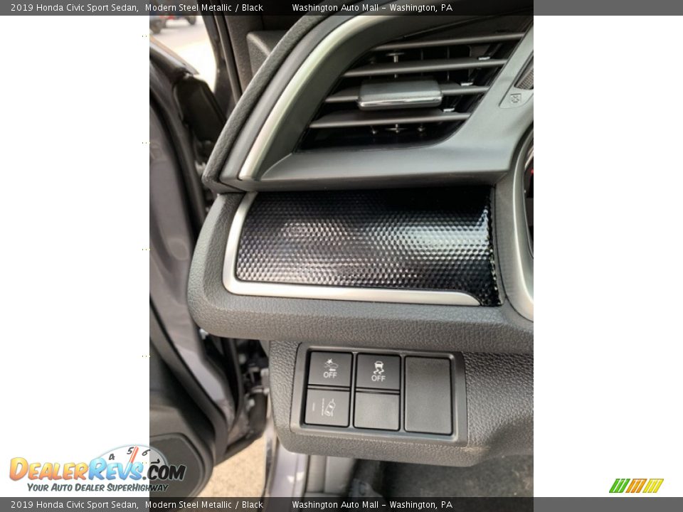 2019 Honda Civic Sport Sedan Modern Steel Metallic / Black Photo #12