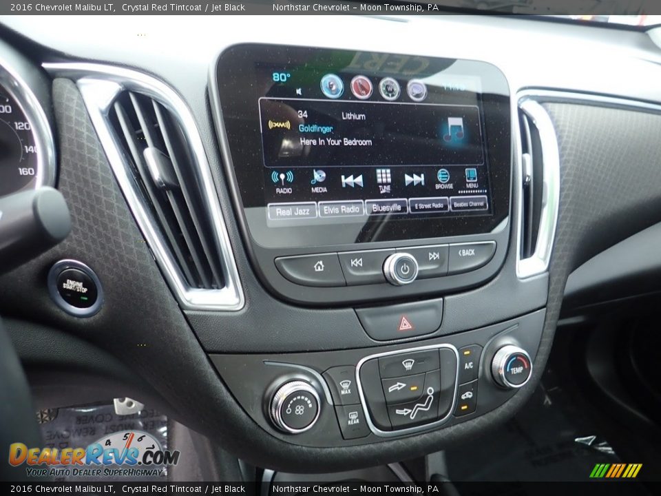 2016 Chevrolet Malibu LT Crystal Red Tintcoat / Jet Black Photo #27