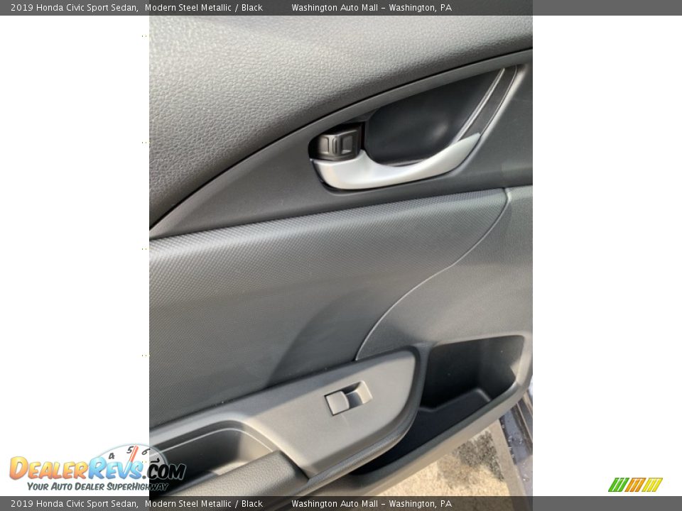 2019 Honda Civic Sport Sedan Modern Steel Metallic / Black Photo #17