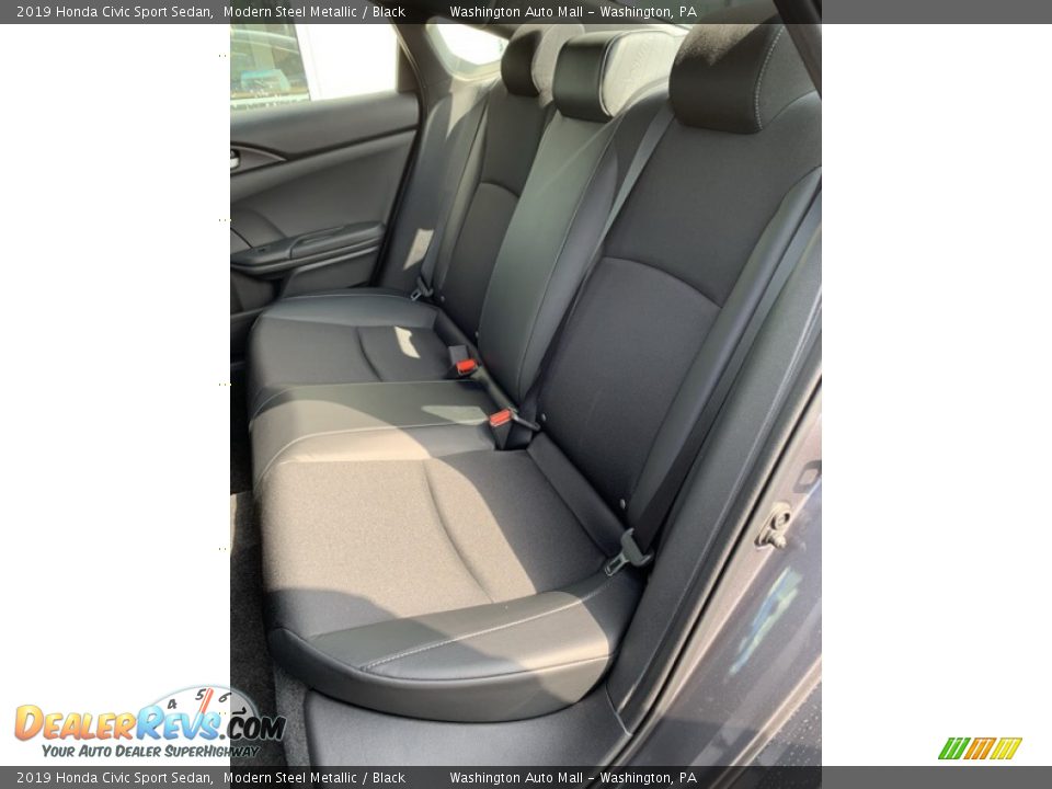 2019 Honda Civic Sport Sedan Modern Steel Metallic / Black Photo #18