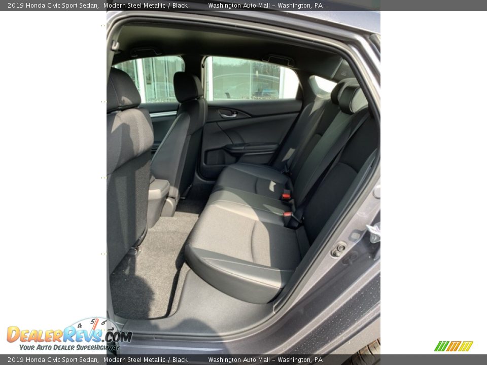 2019 Honda Civic Sport Sedan Modern Steel Metallic / Black Photo #19