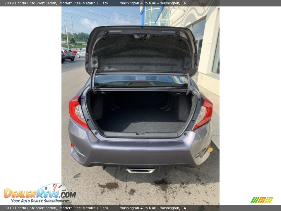 2019 Honda Civic Sport Sedan Modern Steel Metallic / Black Photo #20