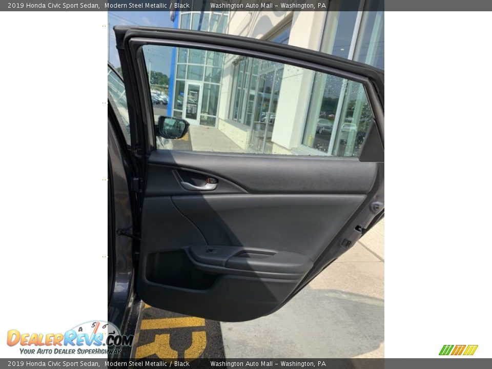 2019 Honda Civic Sport Sedan Modern Steel Metallic / Black Photo #23