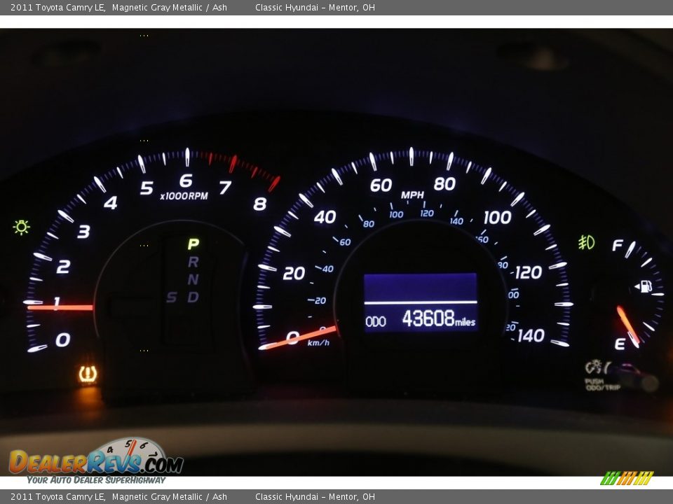2011 Toyota Camry LE Magnetic Gray Metallic / Ash Photo #8