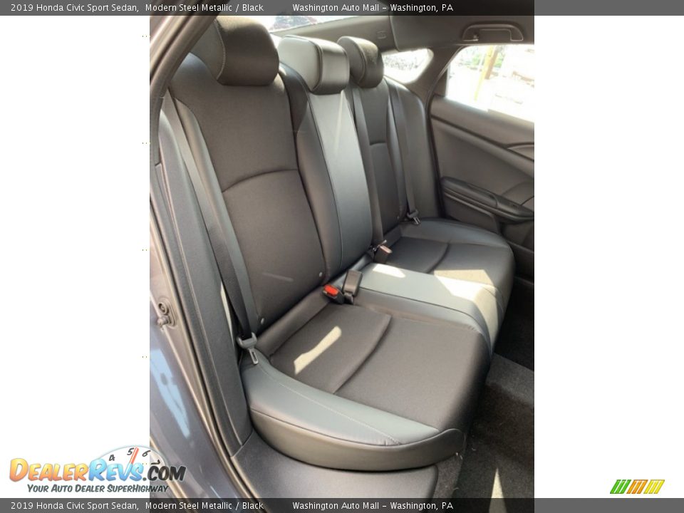 2019 Honda Civic Sport Sedan Modern Steel Metallic / Black Photo #24