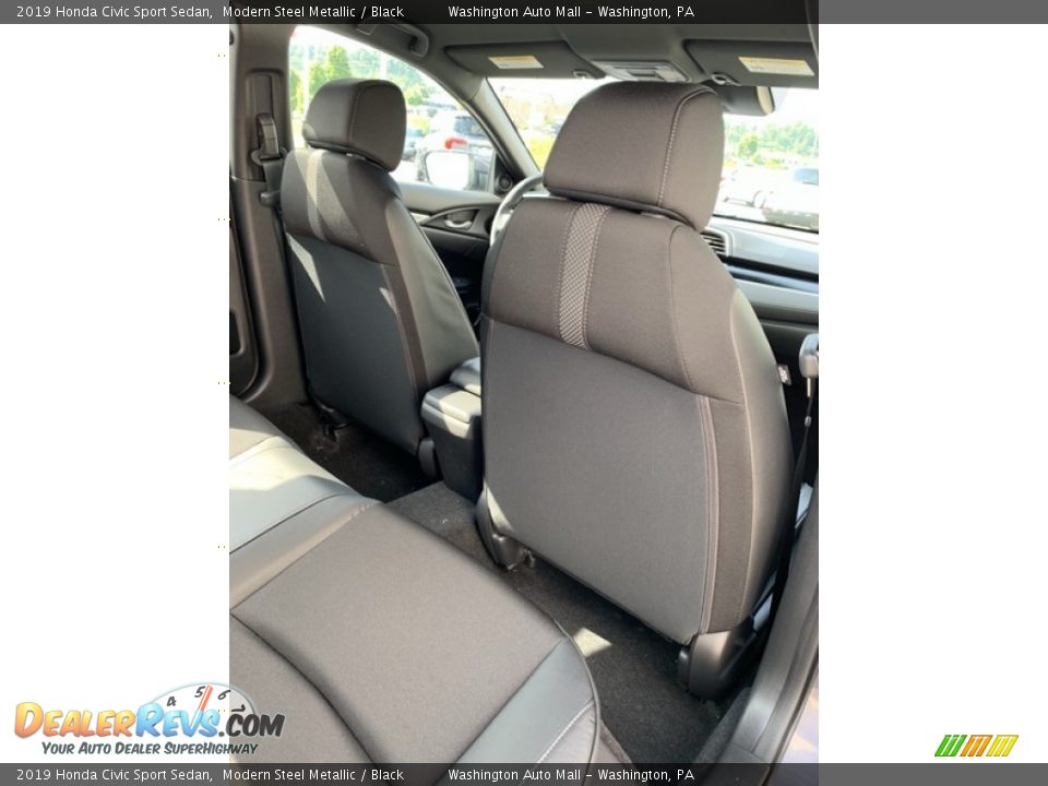 2019 Honda Civic Sport Sedan Modern Steel Metallic / Black Photo #25